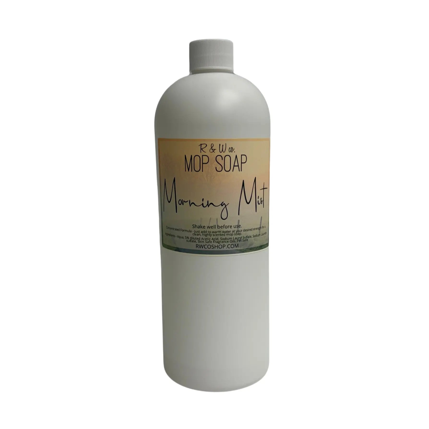 R&W Co. Highly Scented Mop Soap (Concentrated Formula) 32Oz/900G By