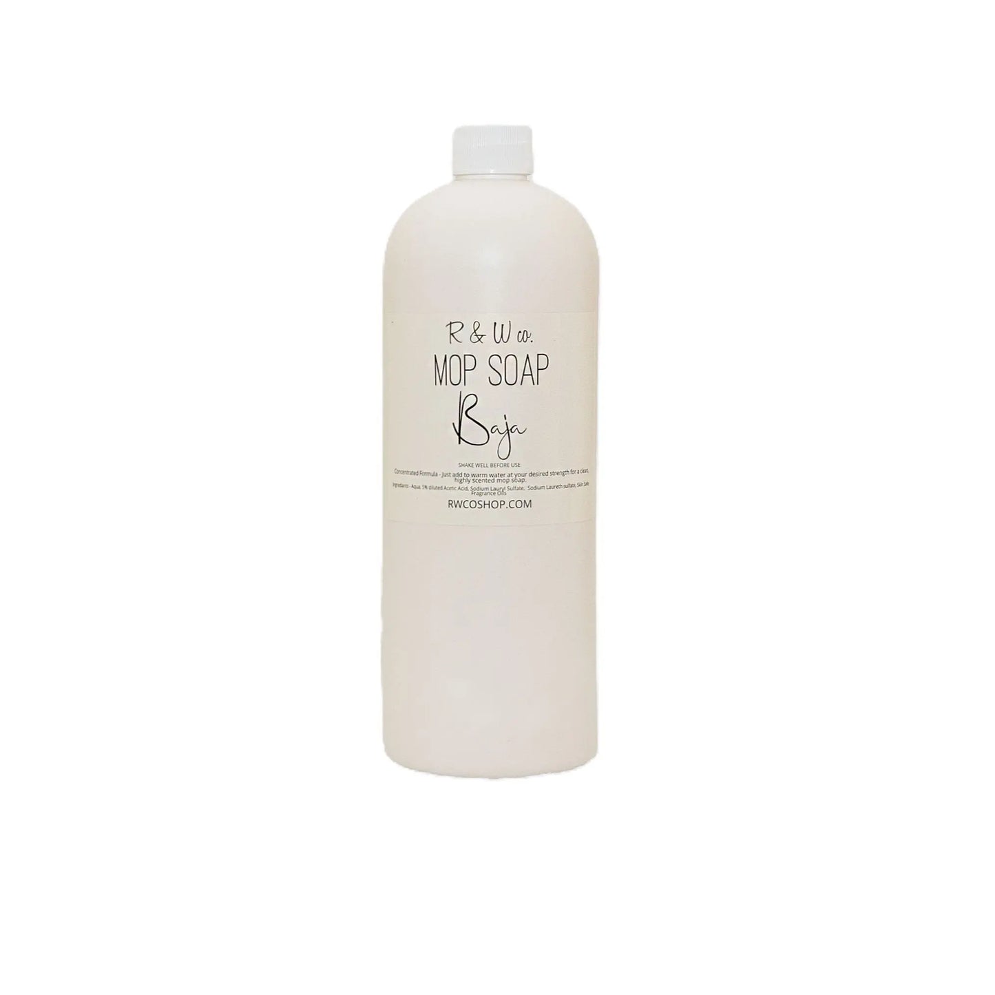 R&W Co. Highly Scented Mop Soap (Concentrated Formula) 32Oz/900G By