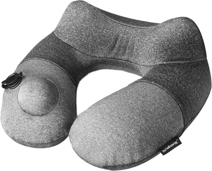 Inflatable Travel Pillow,Neck Pillow for Traveling,Airplane Travel Pillw Improved Support Design for Car Sleeping