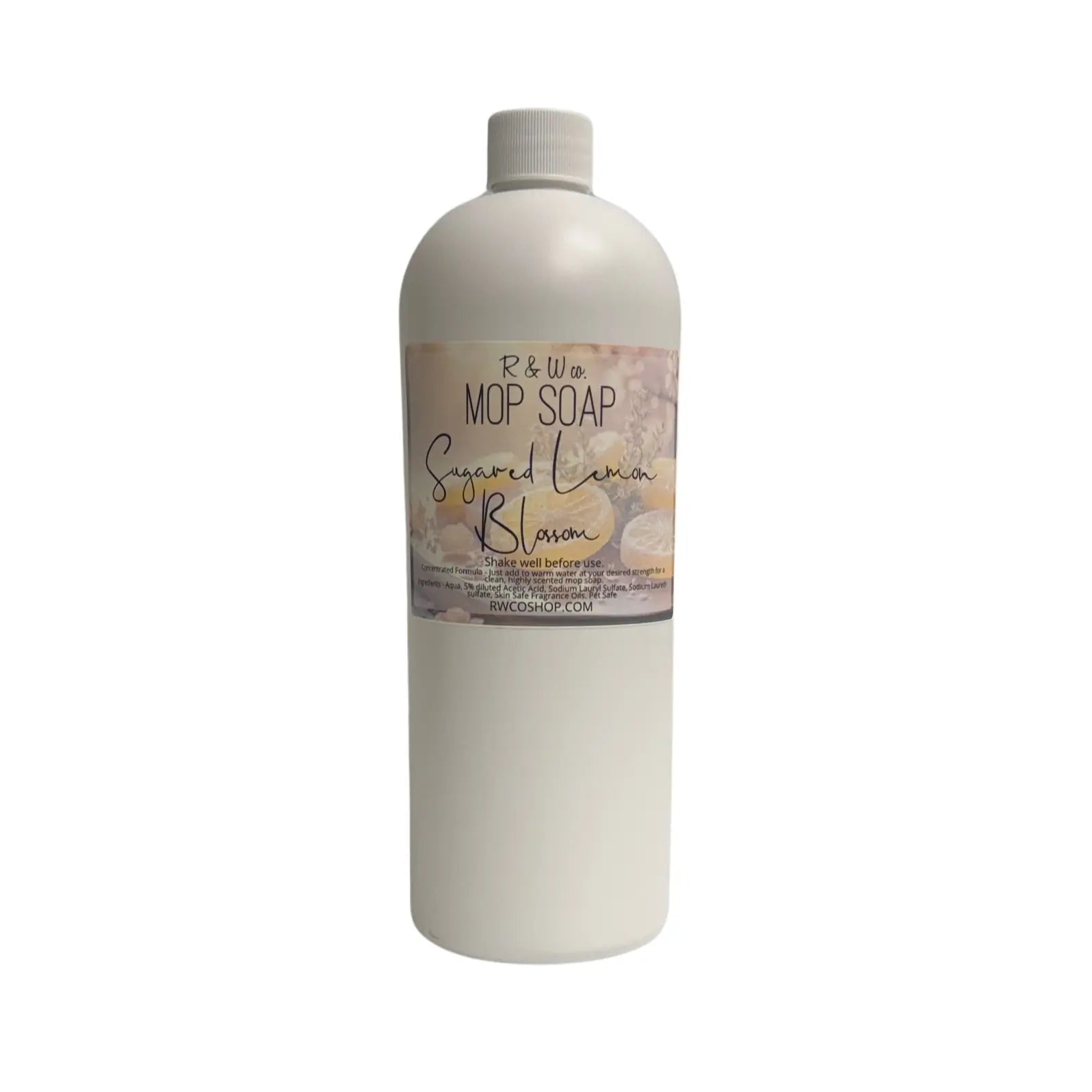 R&W Co. Highly Scented Mop Soap (Concentrated Formula) 32Oz/900G By