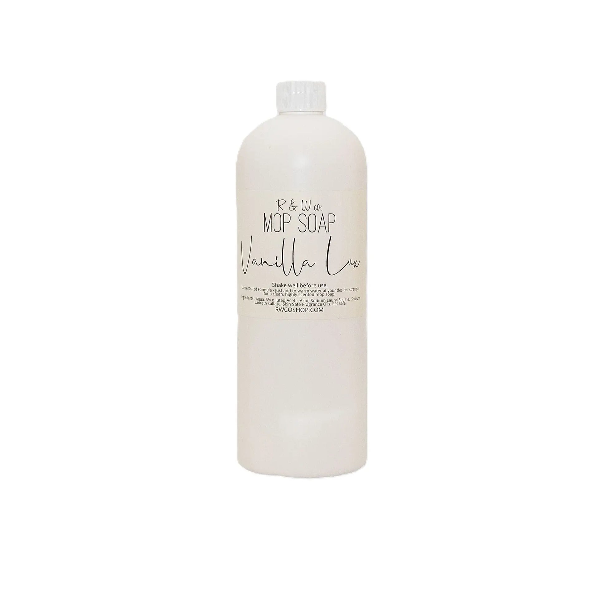 R&W Co. Highly Scented Mop Soap (Concentrated Formula) 32Oz/900G By