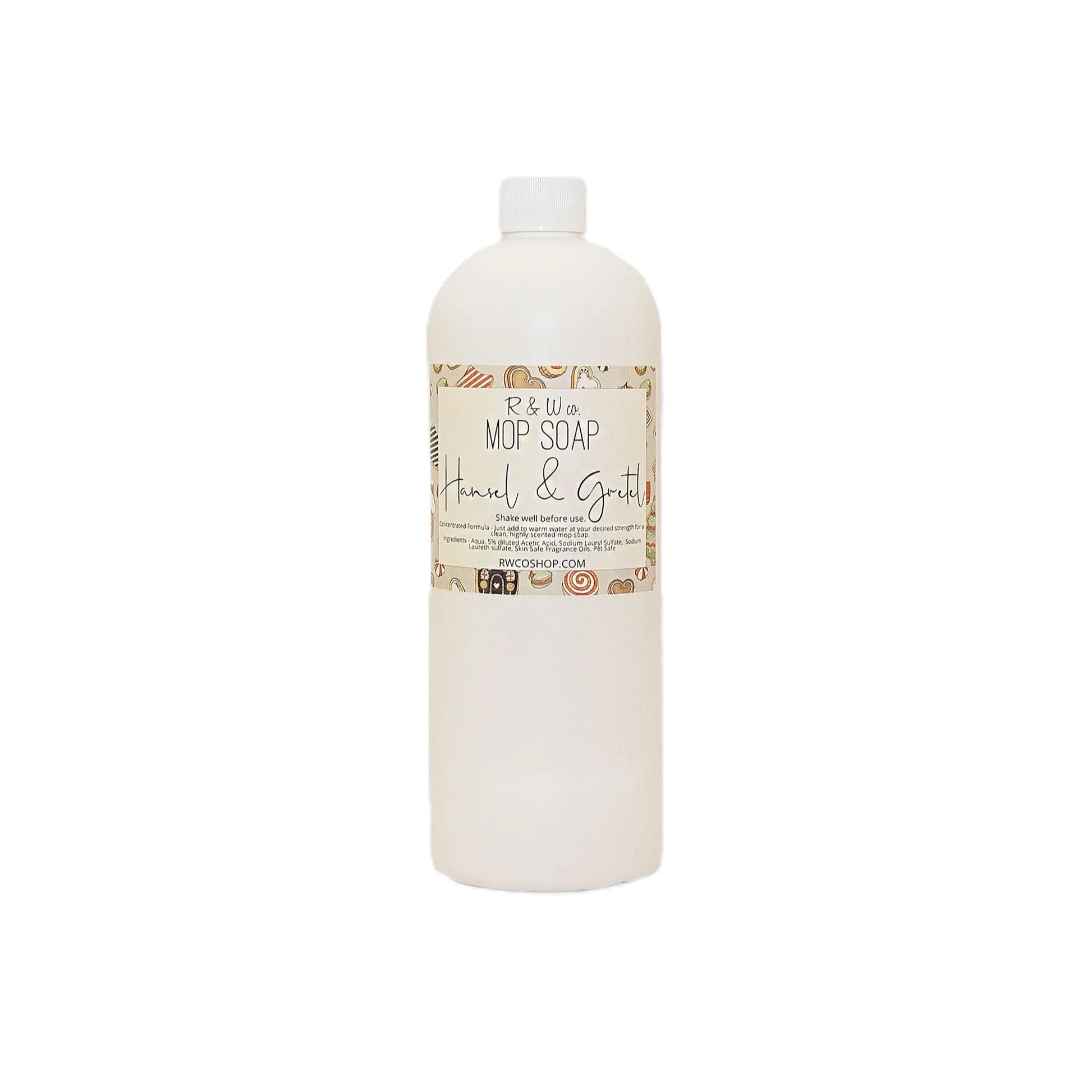R&W Co. Highly Scented Mop Soap (Concentrated Formula) 32Oz/900G By