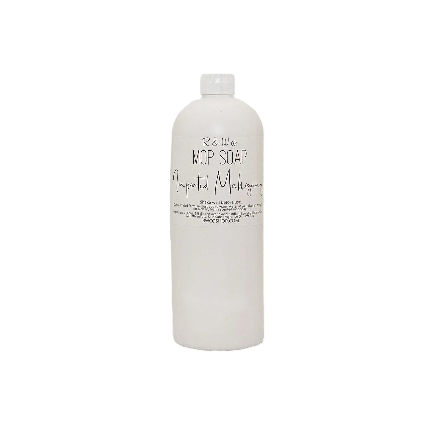 R&W Co. Highly Scented Mop Soap (Concentrated Formula) 32Oz/900G By