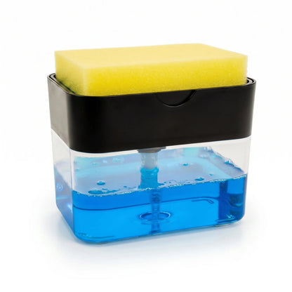Minimalist Soap Pump Dispenser – Black Refillable Bottle for Hand Soap, Dish Soap & Lotion