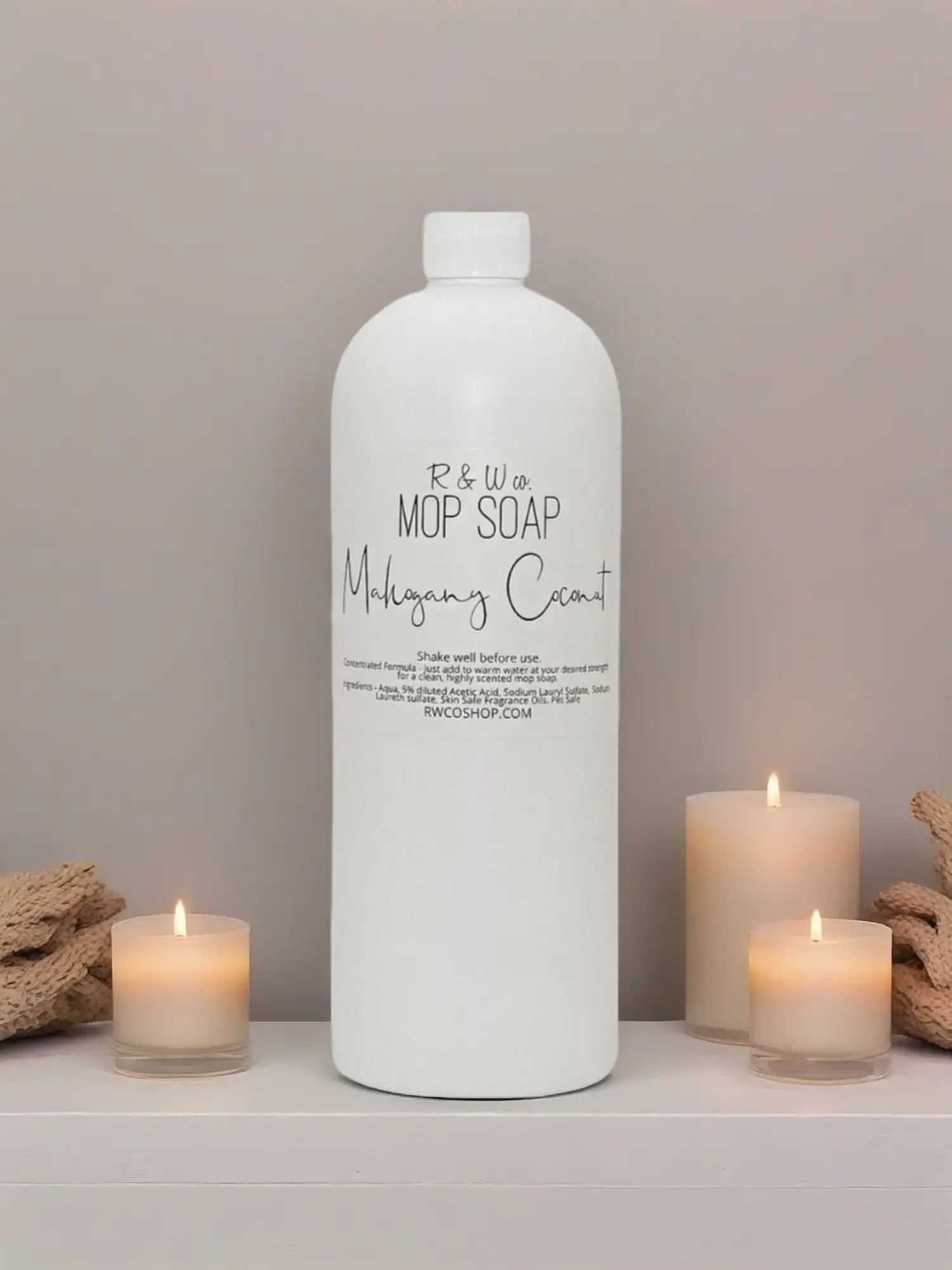 R&W Co. Highly Scented Mop Soap (Concentrated Formula) 32Oz/900G By