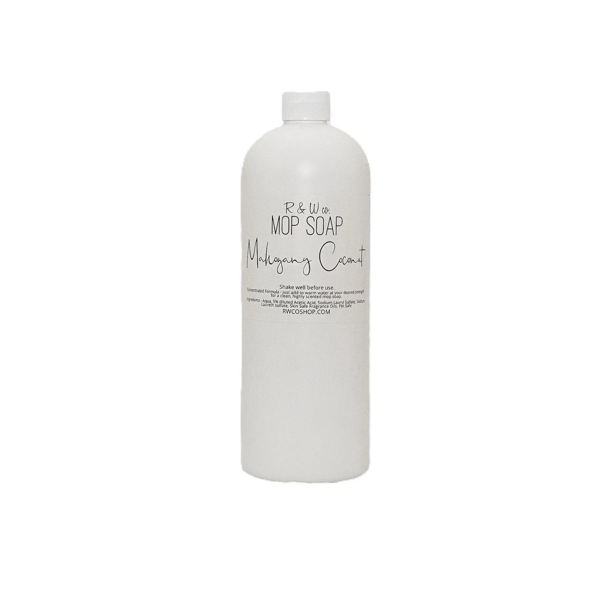 R&W Co. Highly Scented Mop Soap (Concentrated Formula) 32Oz/900G By