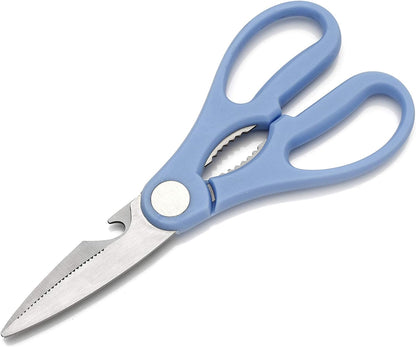 Kitchen Scissors for General Use Woman Kitchen Accessories Shears Heavy Duty Cooking Shears Left Handed Black Scissors Adults Sharp Utility Siccors for Food(B,1)