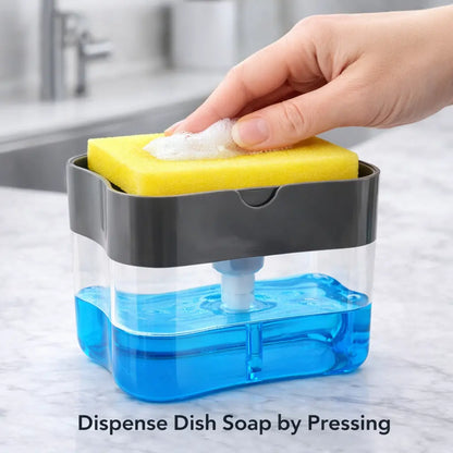 Minimalist Soap Pump Dispenser – Black Refillable Bottle for Hand Soap, Dish Soap & Lotion