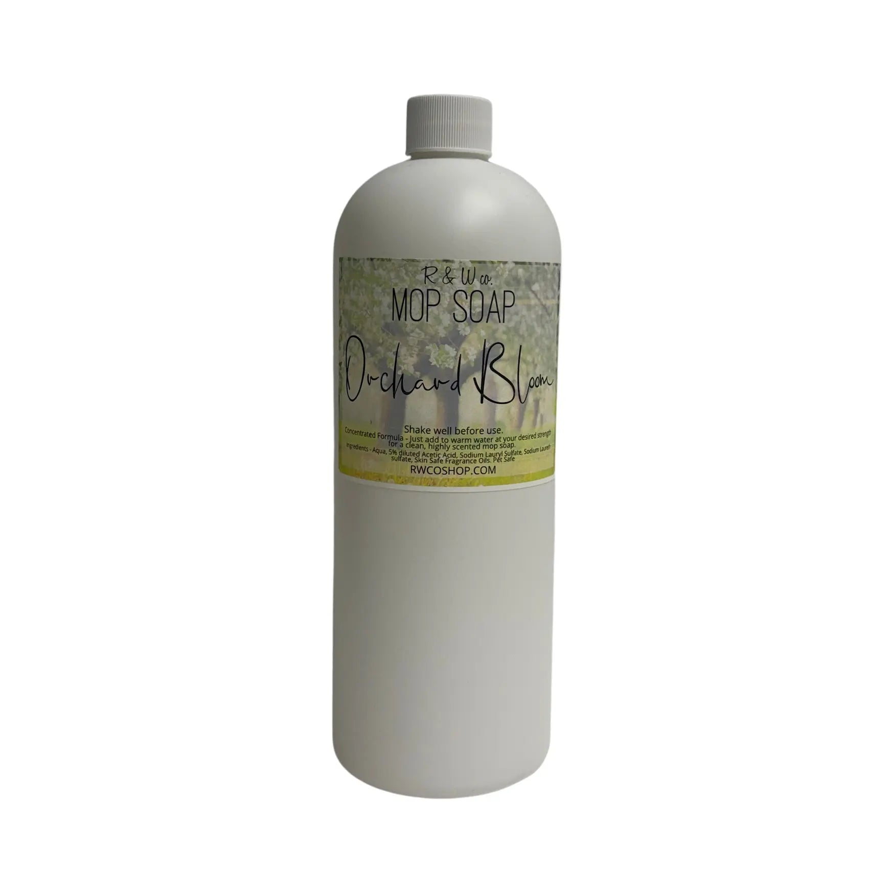 R&W Co. Highly Scented Mop Soap (Concentrated Formula) 32Oz/900G By